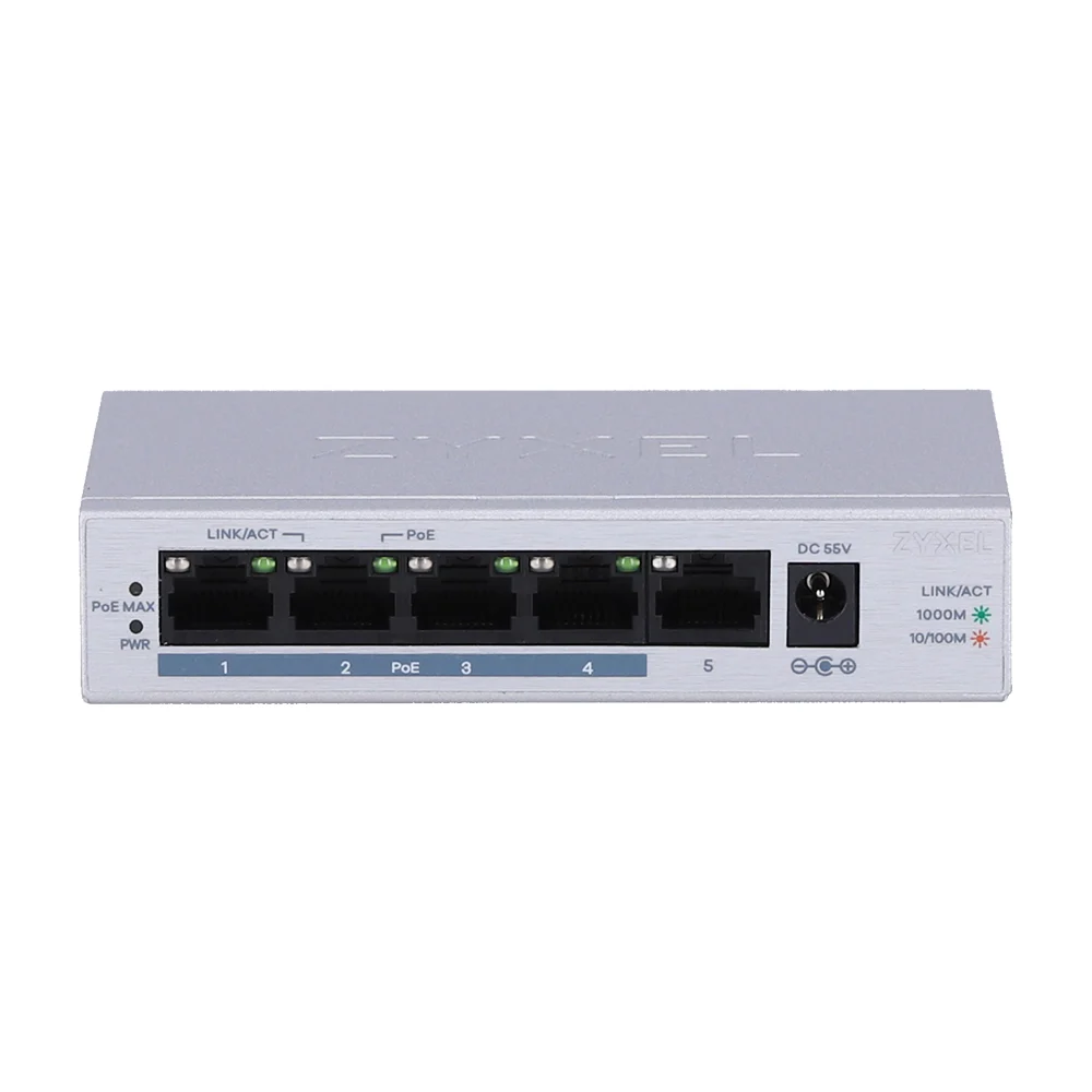 Gigabit Switching Hub 5 Port ZYXEL GS1005HP