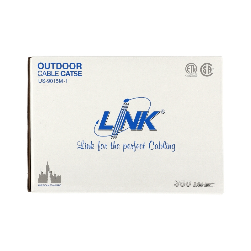 CAT5E UTP Cable (100m./Box) LINK (US9015M1) Outdoor Sling