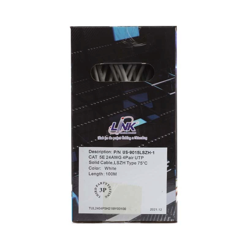 CAT5E UTP Cable (100m./Box) LINK (US9015LSZH1)