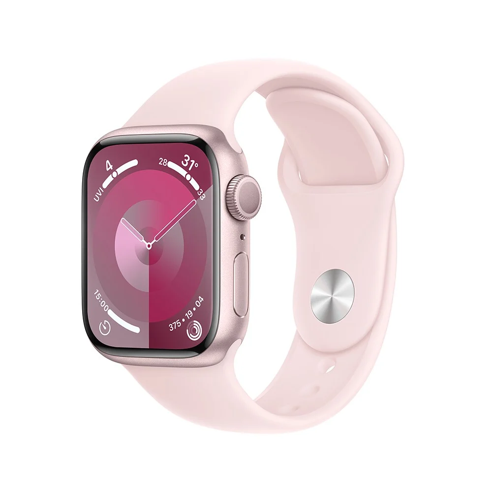 Apple_Watch_Series_9_GPS_41mm_Pink_Aluminum_Light_Pink_Sport_Band_1-square_medium