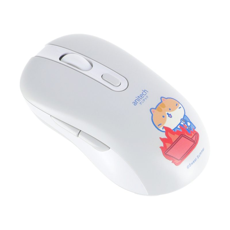 MOUSE WIRELESS ANITECH CAT-W244 GREY (SILENT)
