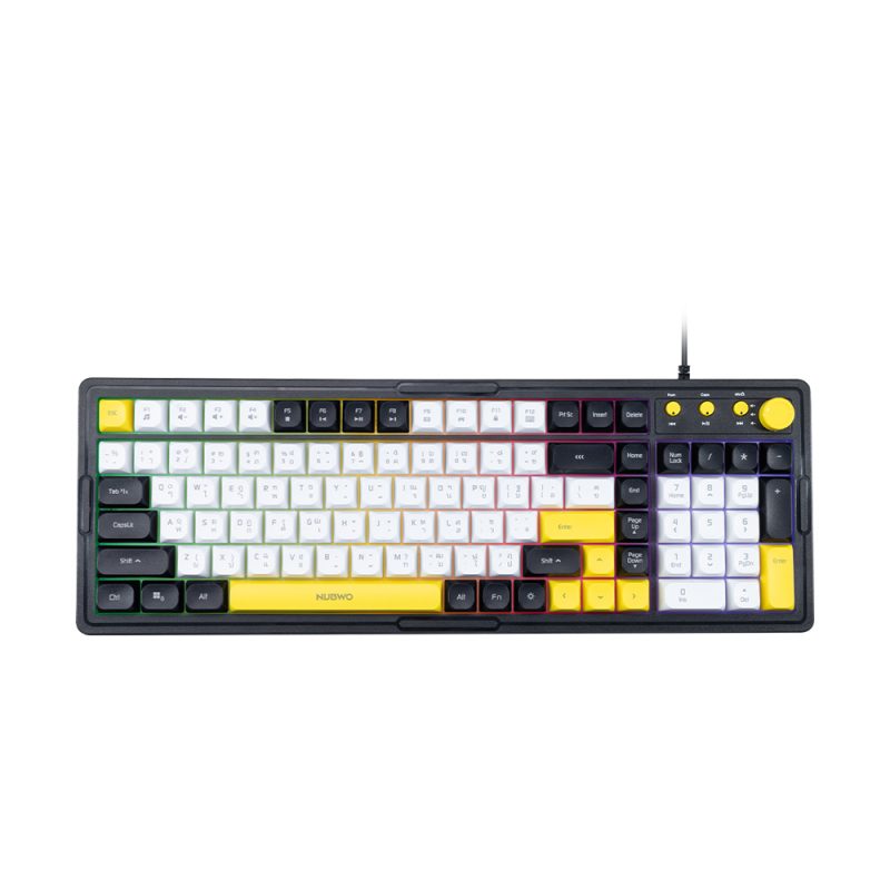 KEYBOARD NUBWO NK52 BLACK/YELLOW