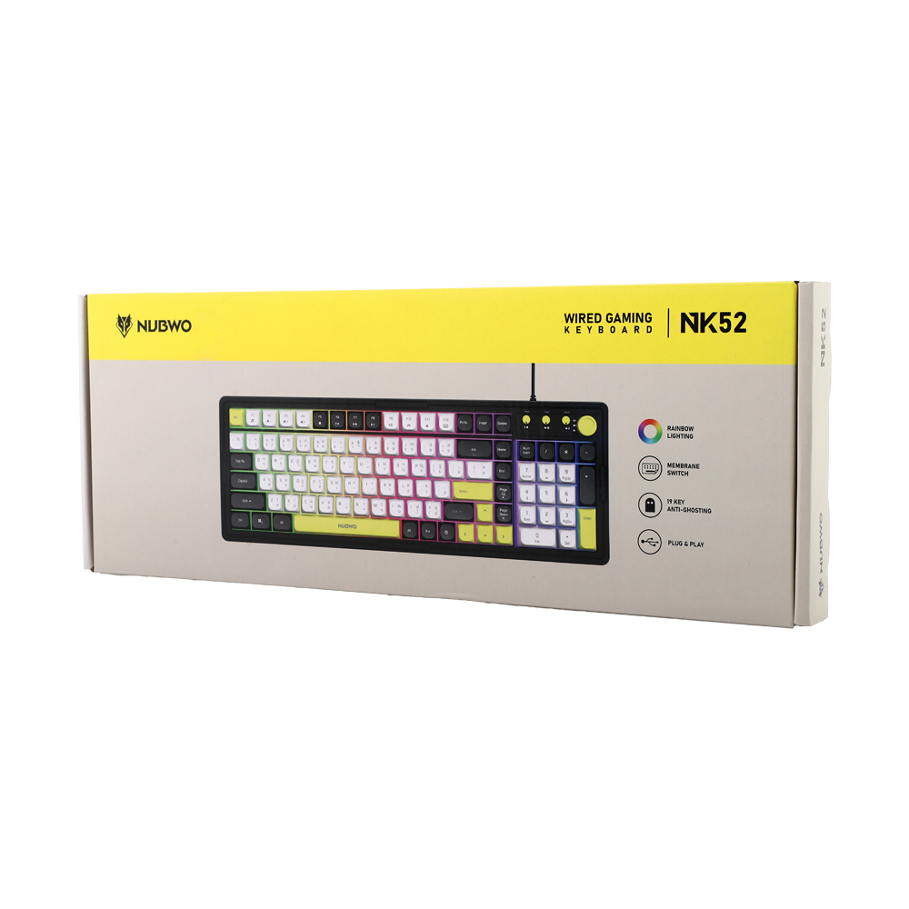 A0182975OK_ORI_5.jpg KEYBOARD NUBWO NK52 BLACK/YELLOW